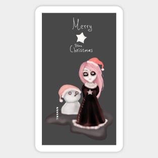 Black Xmas: A Merry Gothic Christmas Sticker